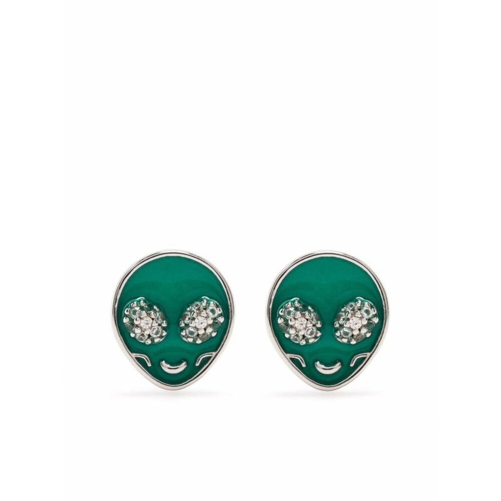 Darkai Silver Earrings Men